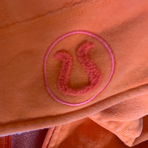 Orange lulu lemon hoodie - Picture 2 of 3